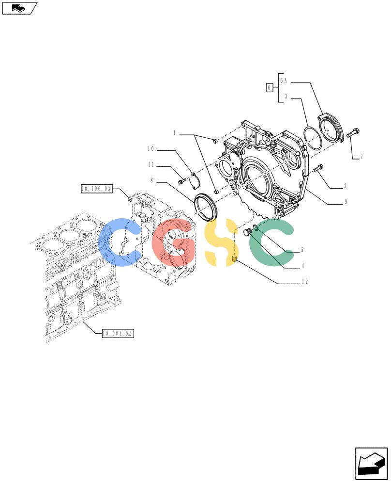神钢零件查询(F4GE9484C J602) - ENGINE 504242281 - 84473213 (1/14-) (10.103.03) - CRANKCASE COVERS (2855177) Kobelco