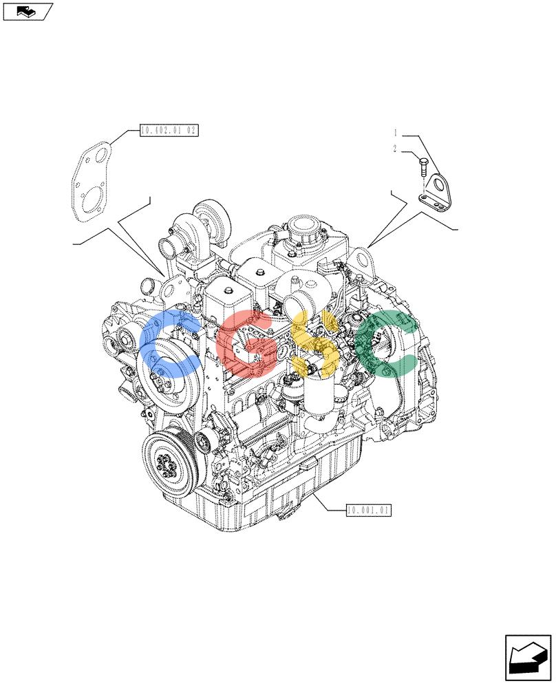神钢零件查询(F4GE9484C J602) - ENGINE 504242281 - 84473213 (1/14-) (10.012.04) - HOOKS - ENGINE (2852182) Kobelco