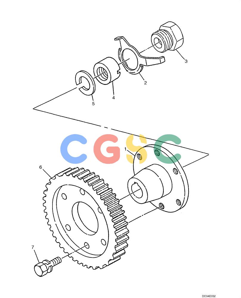 纽荷兰零件查询(EH130) - CRAWLER EXCAVATOR (3/04-) (03 -09[00]) - INJECTION PUMP COUPLING New Holland Constructuion