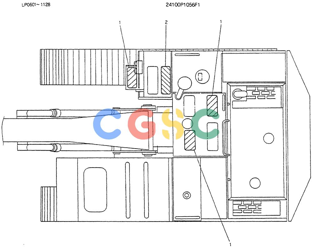 神钢零件查询(K905LC) - EXCAVATOR BTW YP0115 - YP0301 (1/85-12/03) (10-008) - LABLE,NAME- PLATE P/N 24100P1056F1 Kobelco