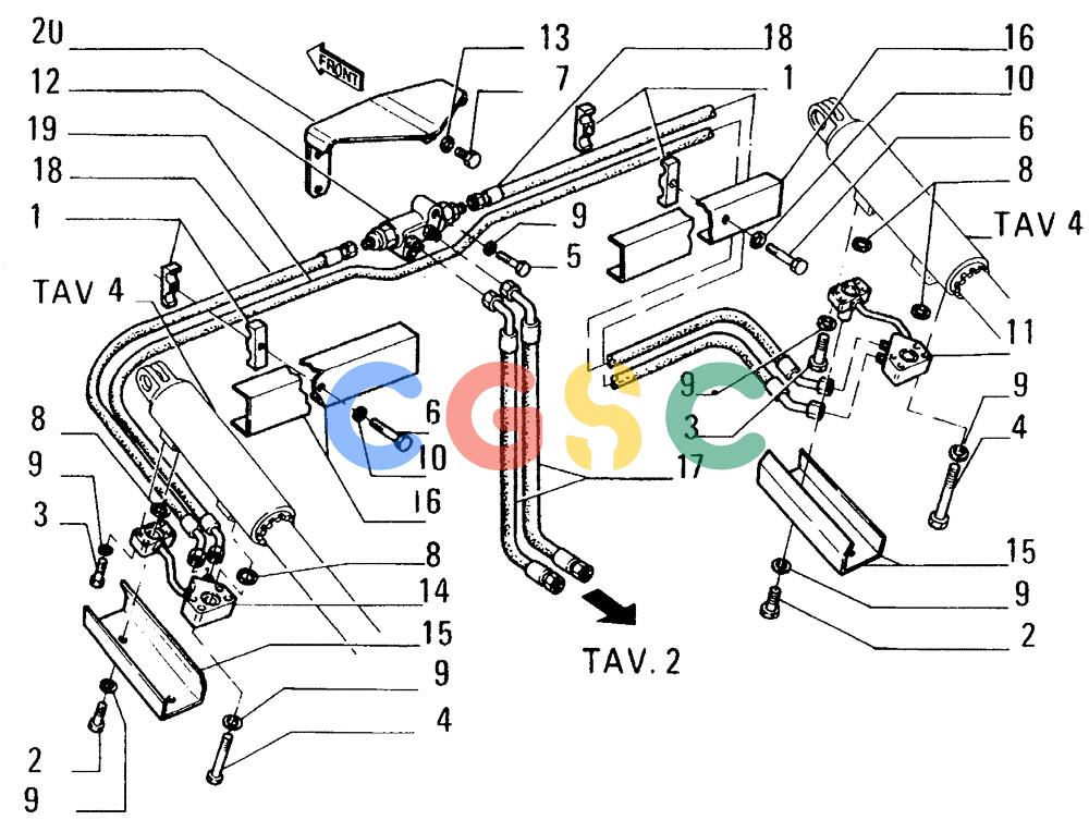 纽荷兰零件查询(FD14E) - CRAWLER DOZER (93.4811[003]) - HYDRAULIC TILT (HA)-PIPING New Holland Constructuion