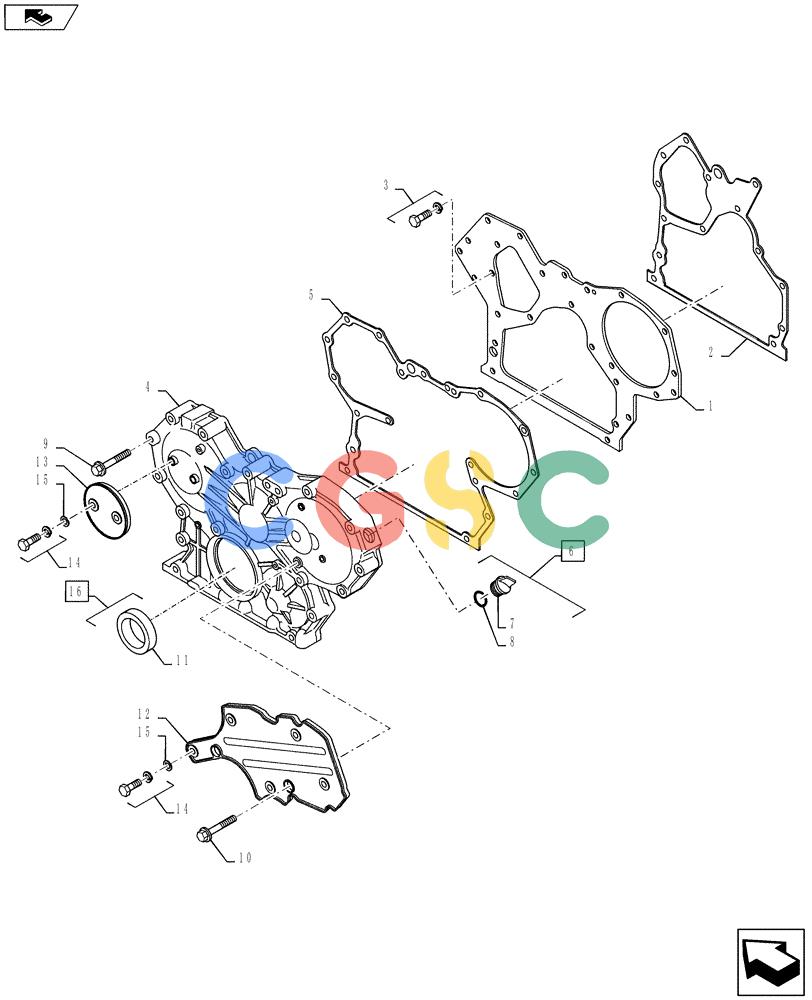 神钢零件查询(ED160 BLADE) - HYDRAULIC EXCAVATOR - ASN LH02-01501 (9/12-12/13) (21.120.01) - TIMING GEAR CASE Kobelco