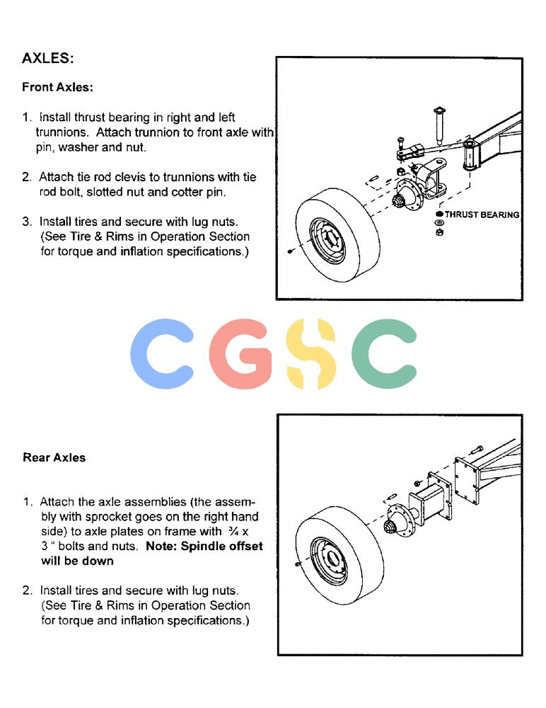 凯斯零件查询(3503) - CONCORD AIR SYSTEM (1/96-12/00) (A03) - AXLES Case Agriculture