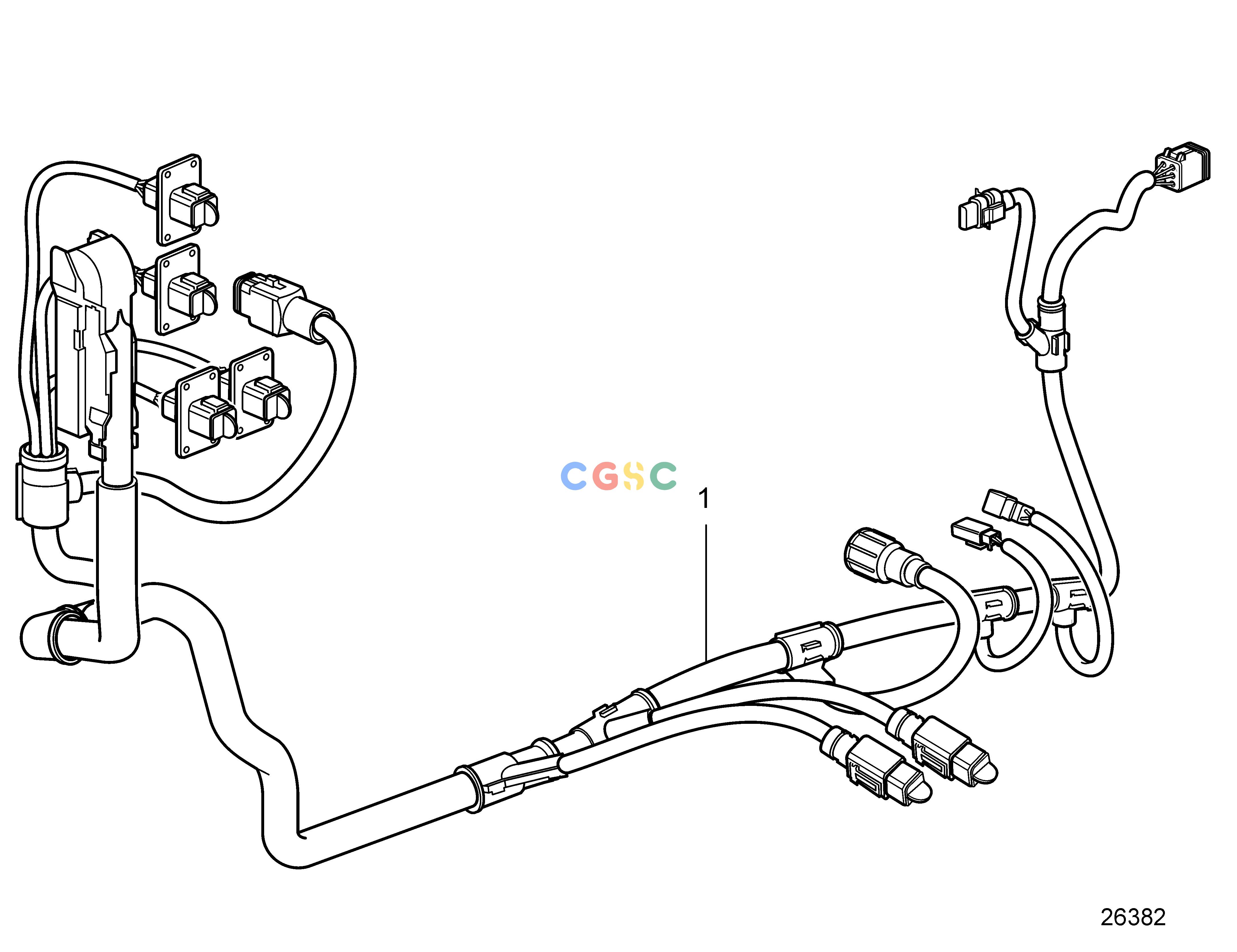沃尔沃零件查询D13C1-A MP; D13C2-A MP; D13C3-A MP; D13C4-A MP; D13C6-A MPElectrical SystemCables, IPS, EVC-E, EVC-E2EPC Volvo Penta Parts catalog