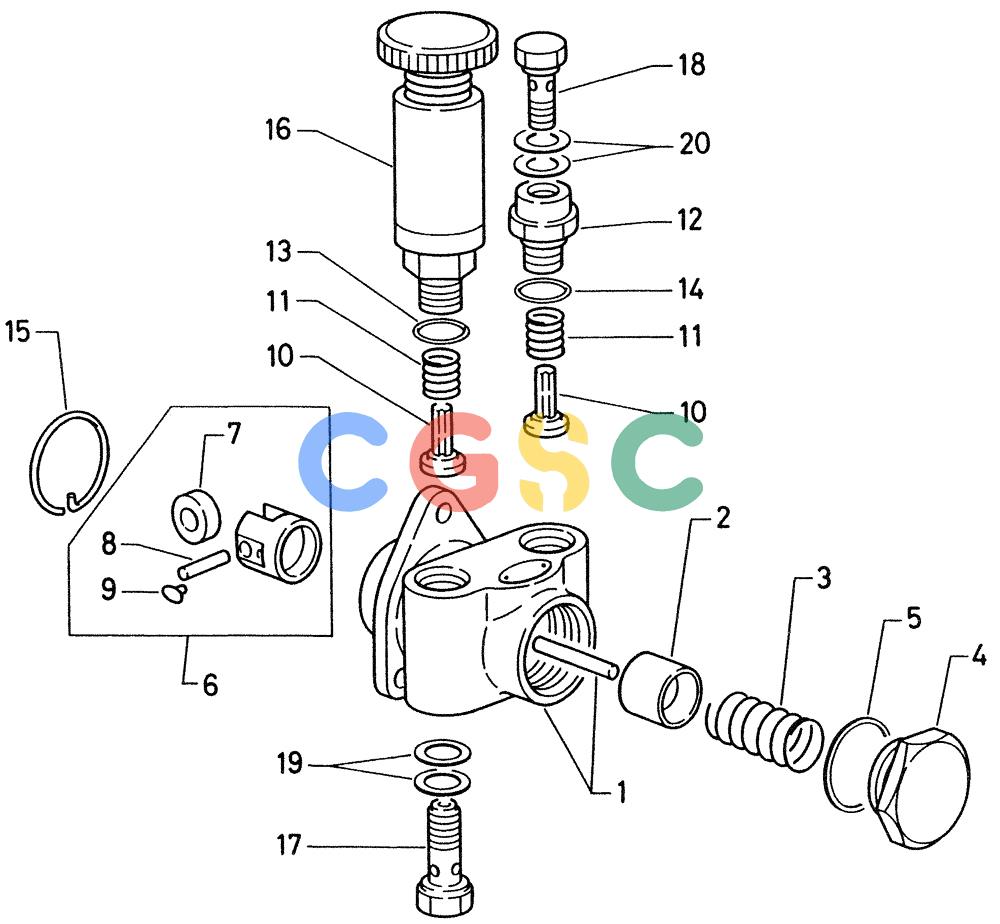 神钢零件查询(K903C) - EXCAVATOR ASN LE5701 (1/87-12/03) (01-020) - FEED PUMP; INJECTION PUMP ( DIESEL KIKI) Kobelco