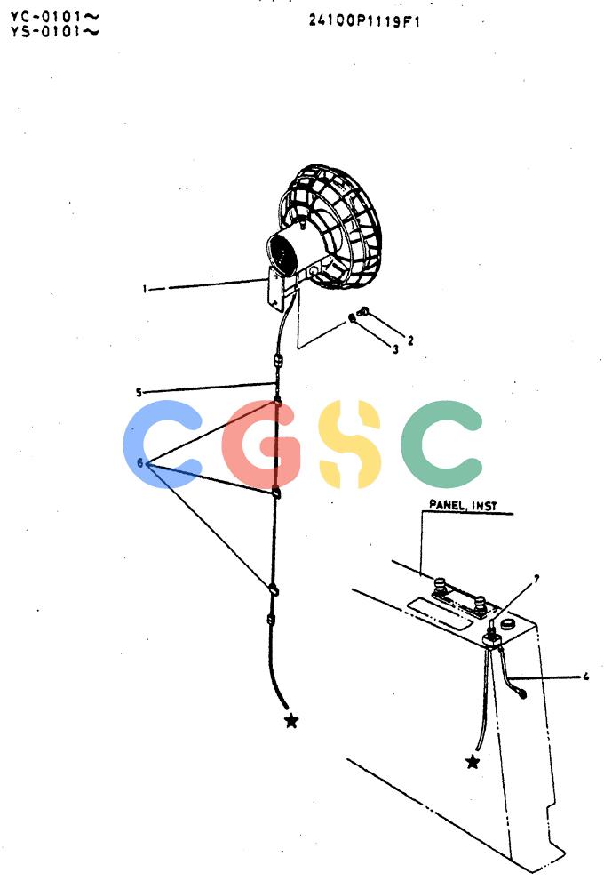 神钢零件查询(MD400LC) - EXCAVATOR BTW YS0101 - YS0200 (1/80-12/06) (08-010) - FAN ASSY, AUTOMOBILE Kobelco