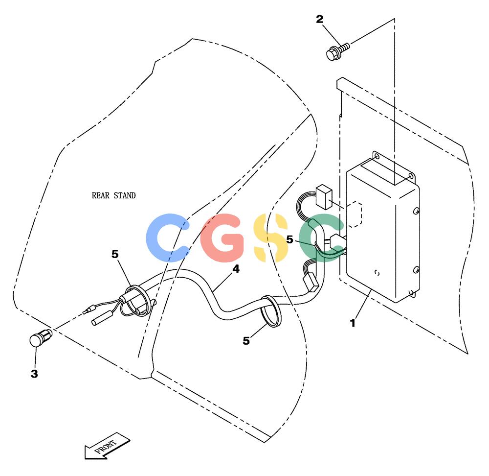 纽荷兰零件查询(E805) - CRAWLER EXCAVATOR TIER 3 (7/06-) (04-005-00[01]) - ELECTRICAL CIRCUIT - TRANSFORMER New Holland Constructuion