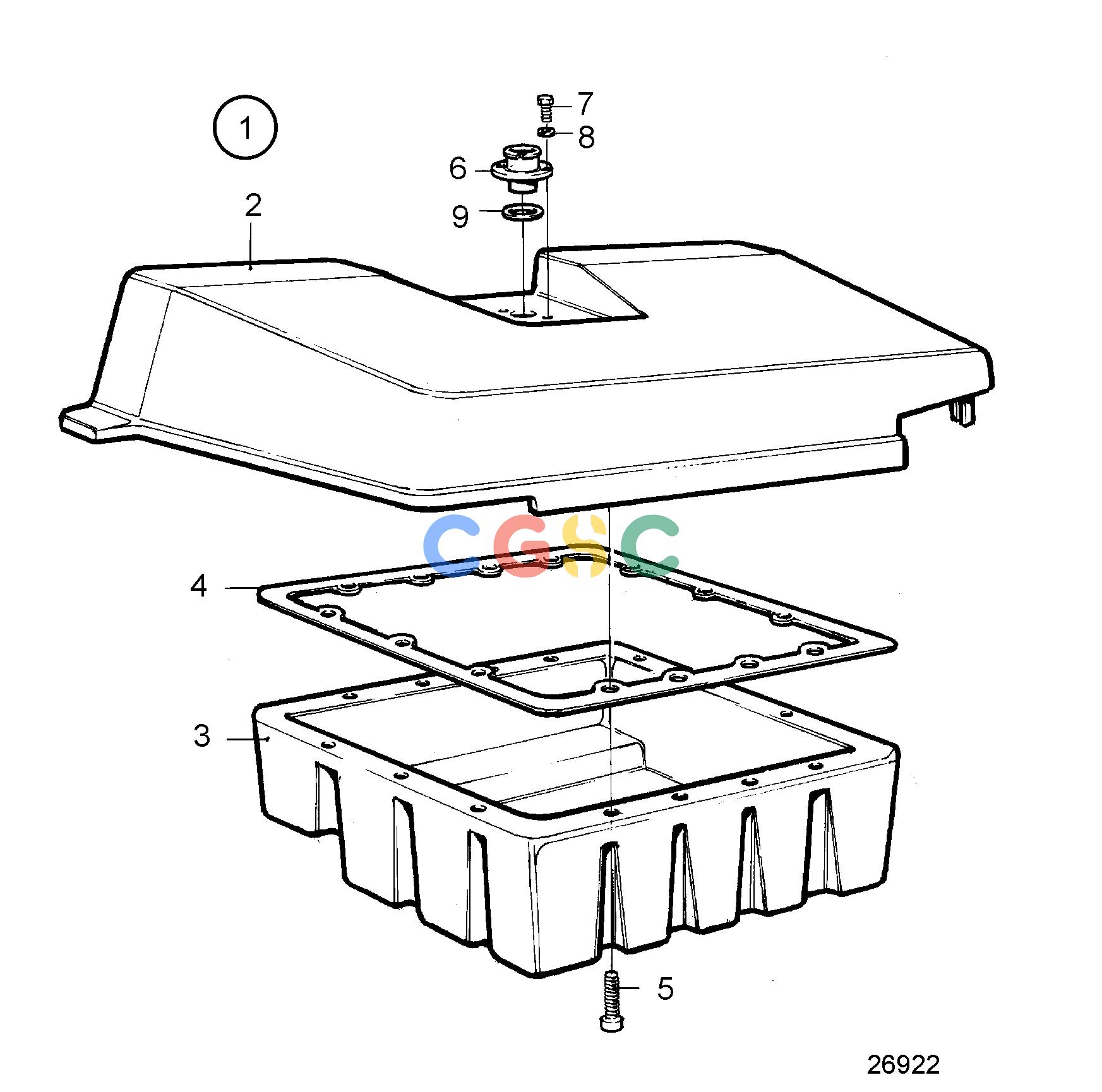 沃尔沃零件查询TAMD72P-A; TAMD72WJ-ACooling SystemExpansion Tank, ComponentsEPC Volvo Penta Parts catalog