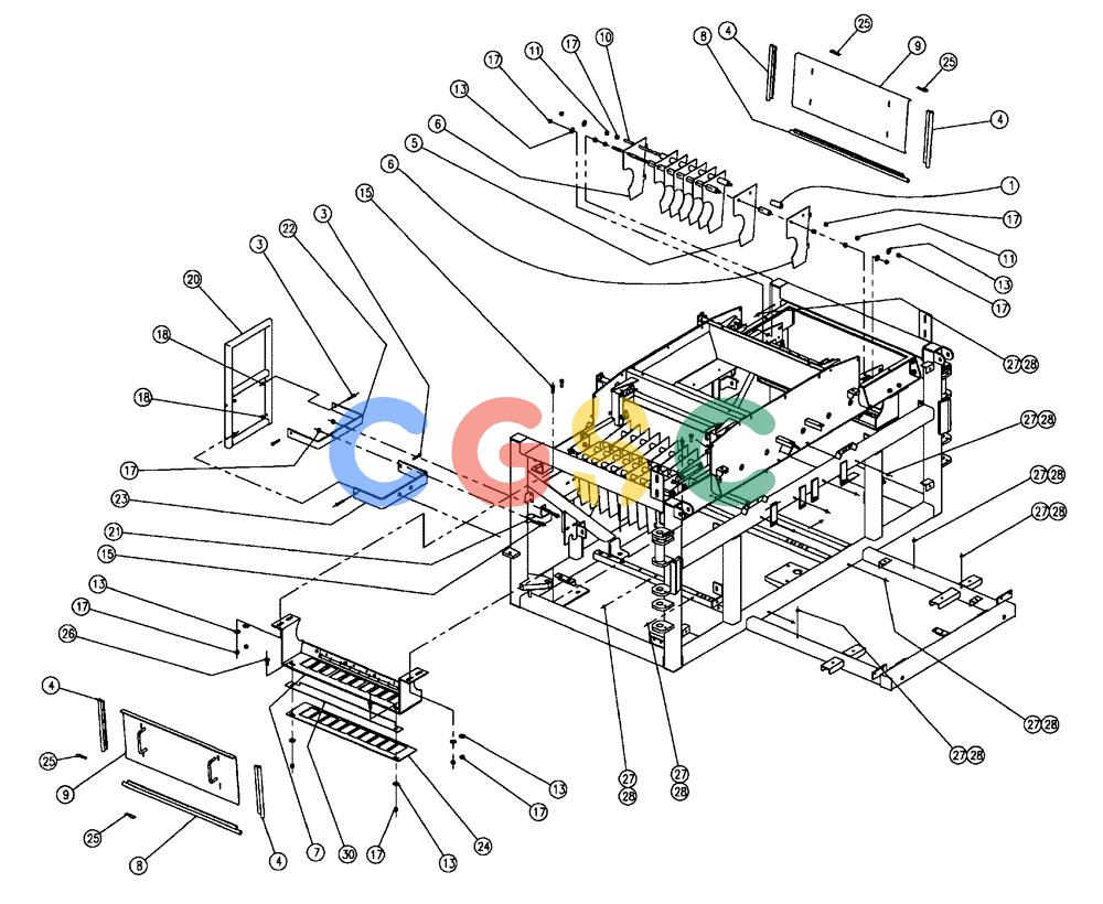 凯斯零件查询(438) - FLEX-AIR APPLICATOR - 2003 (3/03-10/03) (04-017) - METER SYSTEM PARTS, FLEX, 60’ & 70’ Case Agriculture