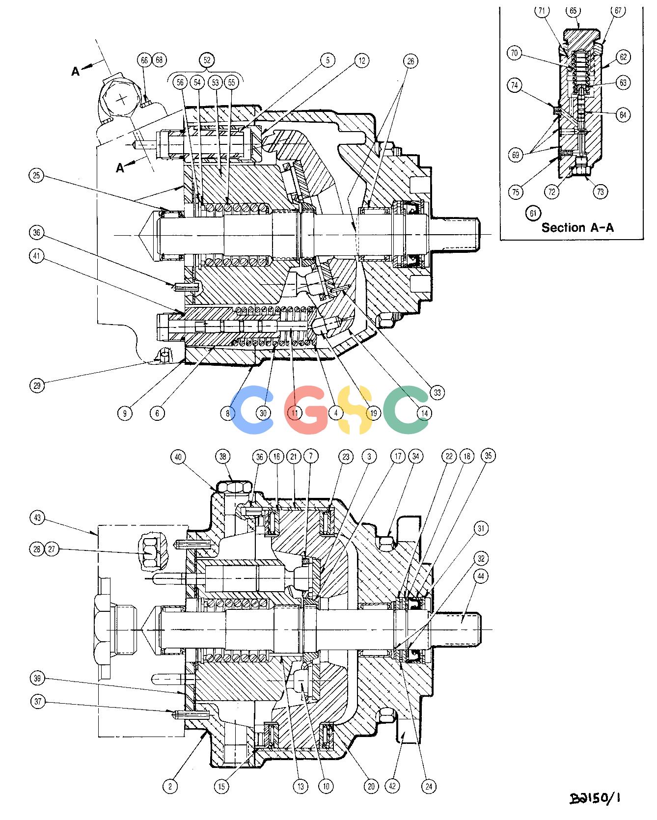 约翰迪尔零件查询TJ2500 - ATTACHMENTS PUMP DISC SAW 16`` HEAD ( 68004 - 68056) 2172-010/10 [2172-010/10]EPC John Deere online