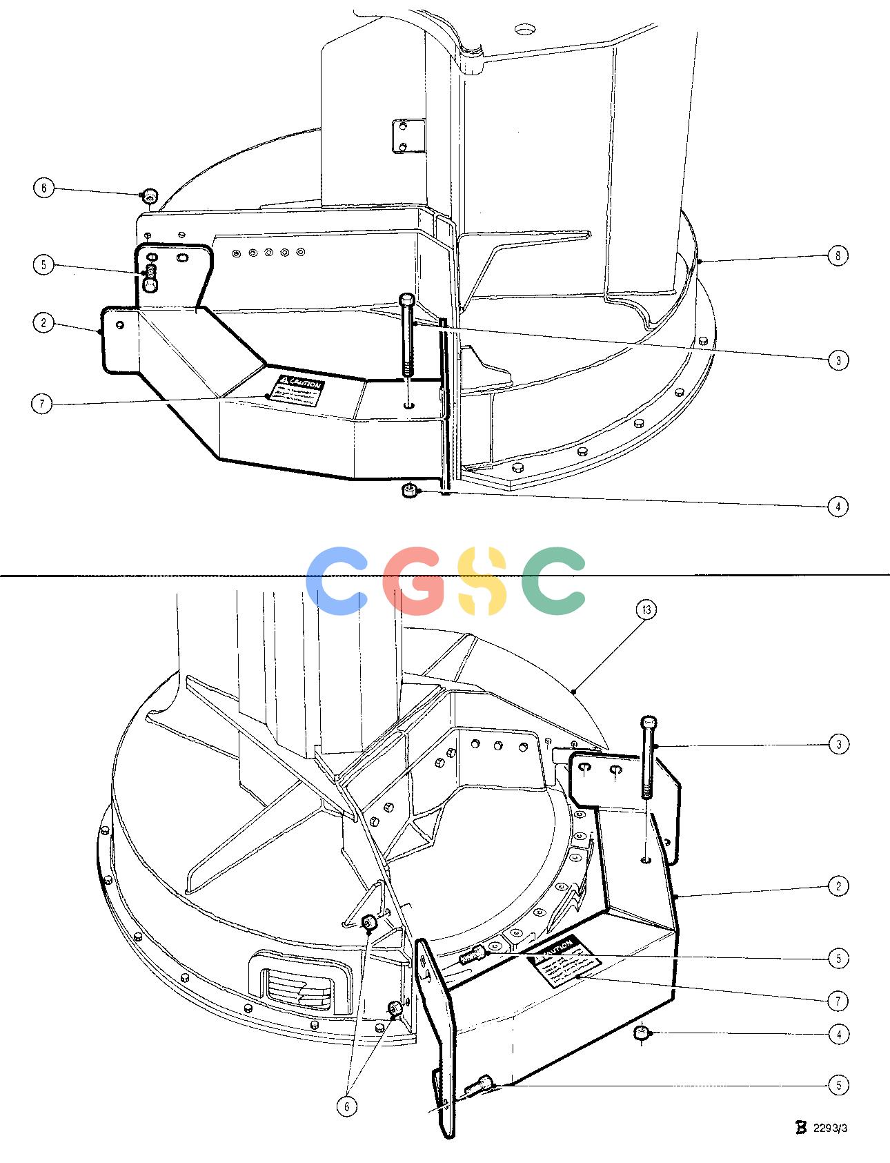 约翰迪尔零件查询TJ628 - ATTACHMENTS SAW GUARD 20`` HEAD ( 12101 - ) 4545-011/10 [4545-011/10]EPC John Deere online
