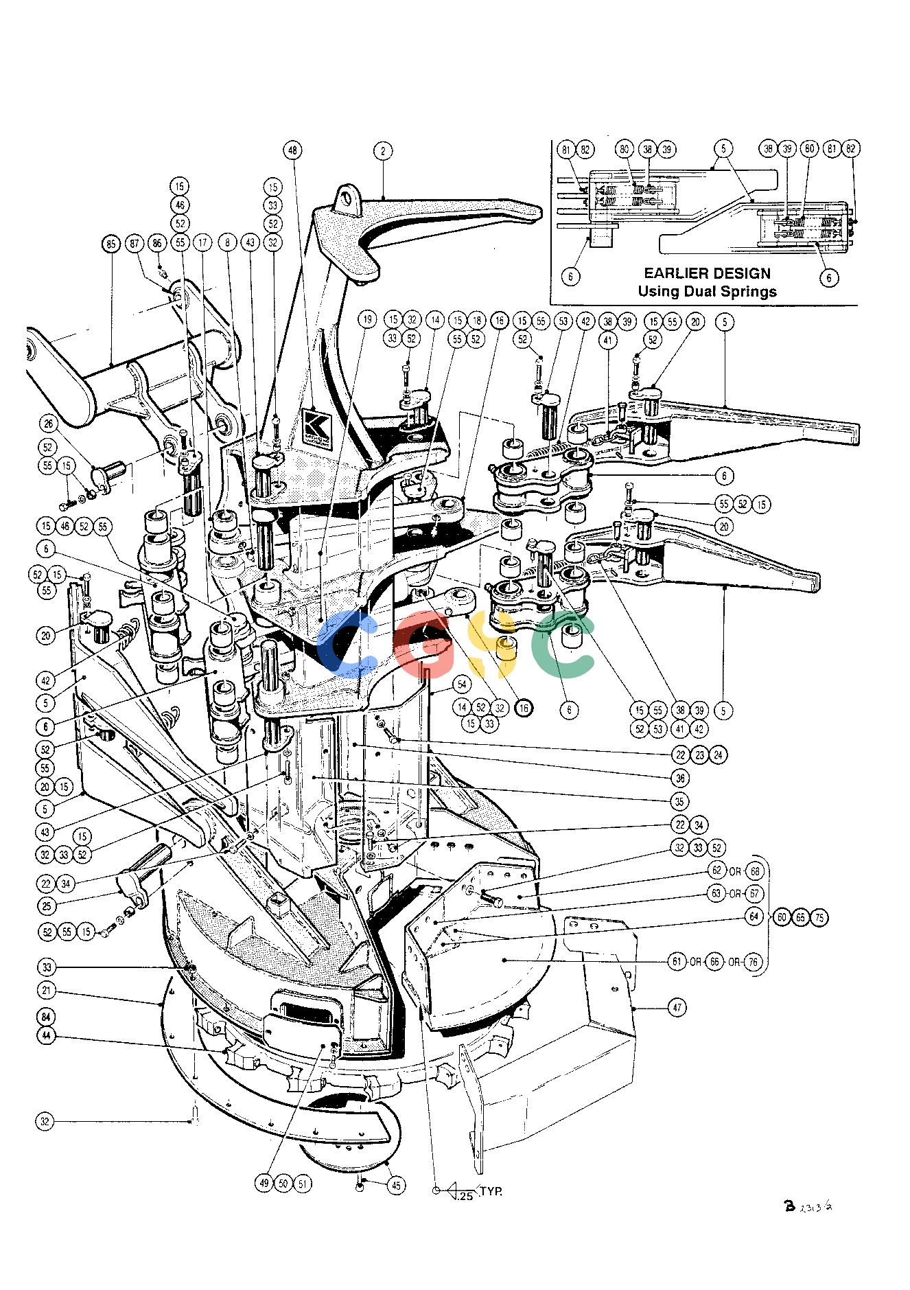 约翰迪尔零件查询FR5000 - ATTACHMENTS FELLING HEAD 20`` ( 12271 - 12315) 4534-027/10 [4534-027/10]EPC John Deere online