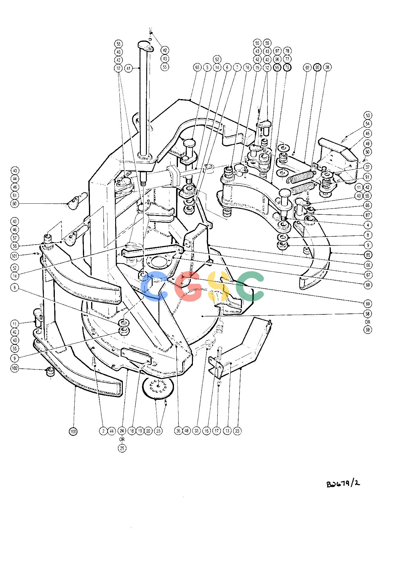 约翰迪尔零件查询T400 - ATTACHMENTS FELLING HEAD 16`` ( 68004 - 68109) 4534-013/10 [4534-013/10]EPC John Deere online