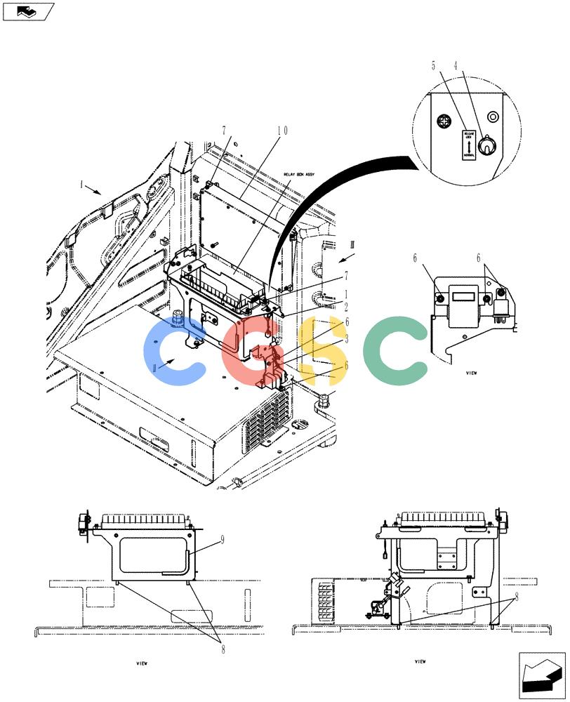 纽荷兰零件查询(E80BMSR) - COMPACT CRAWLER EXCAVATOR ASN LF06-04501 (NBTA18037) (01-054[01]) - CONTROLLER INSTALLATION New Holland Constructuion