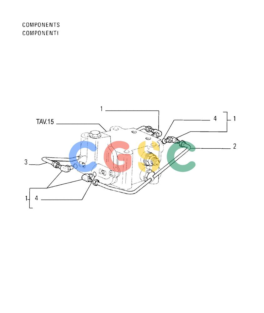 纽荷兰零件查询(FD175) - CRAWLER DOZER (N.A. VERSION)(S/N 061640 & AFTER) (1/93-) (1.277[17]) - REAR TRANSMISSION - CONTROL VALVE New Holland Constructuion