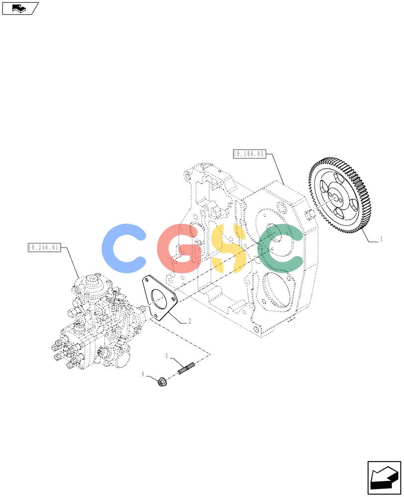 神钢零件查询(F4GE9684F J602) - ENGINE - 504375333 - 84250815 (1/13-) (10.246.02) - INJECTION PUMP - CONTROL (2852346) Kobelco