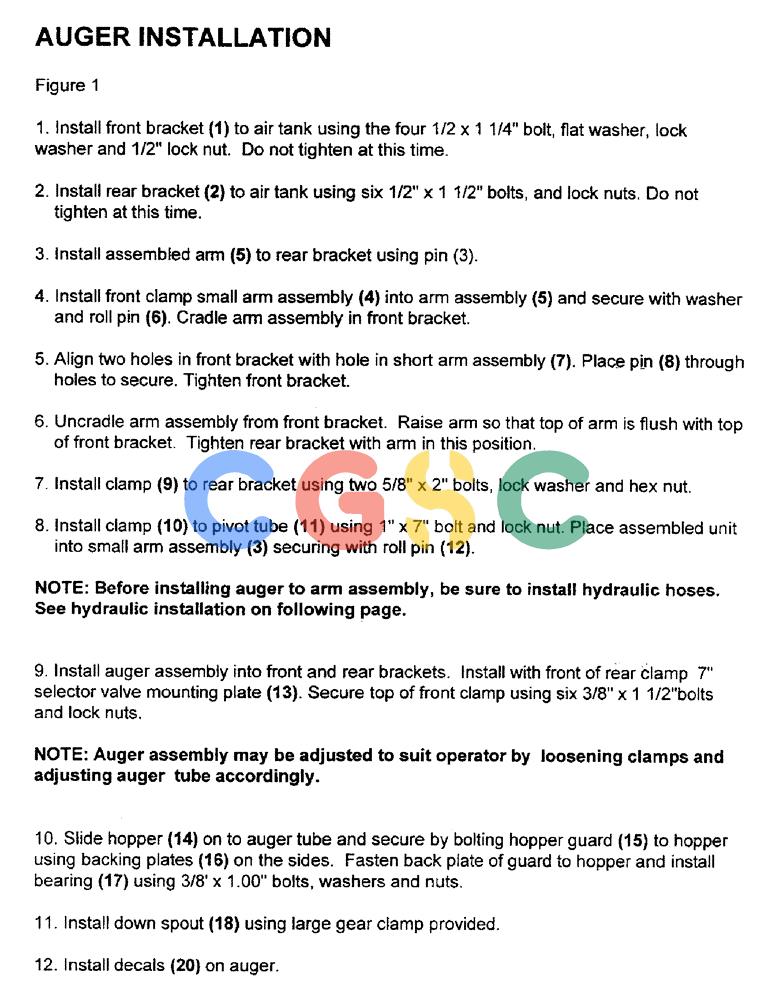 凯斯零件查询(3503) - CONCORD AIR SYSTEM (1/96-12/00) (A07) - AUGER INSTALLATION Case Agriculture