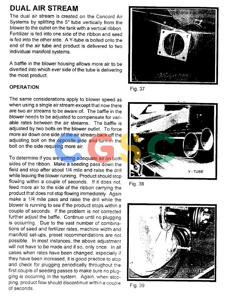 凯斯零件查询(2400) - CONCORD AIR SYSTEM (1/96-12/99) (B19) - DUAL AIR STREAM Case Agriculture