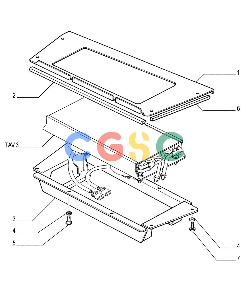 纽荷兰零件查询(FD175) - CRAWLER DOZER (N.A. VERSION)(S/N 061640 & AFTER) (1/93-) (9.665[05]) - AIR CONDITIONING - OPTIONAL CODE 76042216 New Holland Constructuion