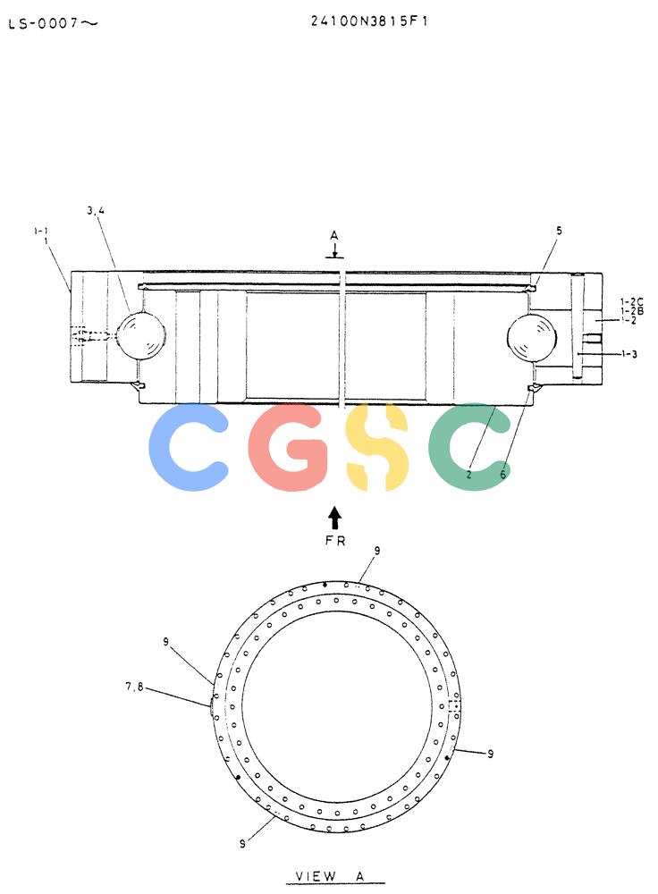 神钢零件查询(K916LC) - EXCAVATOR ASN YS0119 (1/87-12/03) (06-009) - BEARING ASSY Kobelco