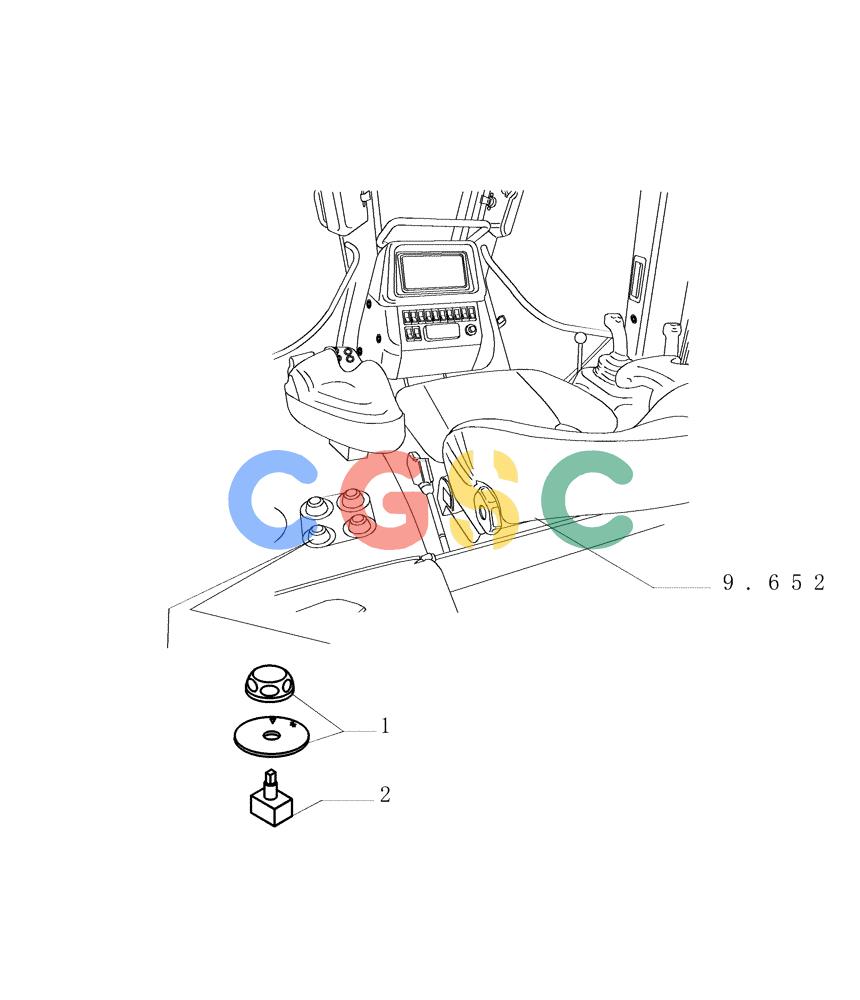 纽荷兰零件查询(DC180LGP) - CRAWLER DOZER (2/01-) (9.653[07]) - ROPS CAB WITH CONDITIONER - VERSION (02-03) - OPTIONAL CODE 76069730 New Holland Constructuion