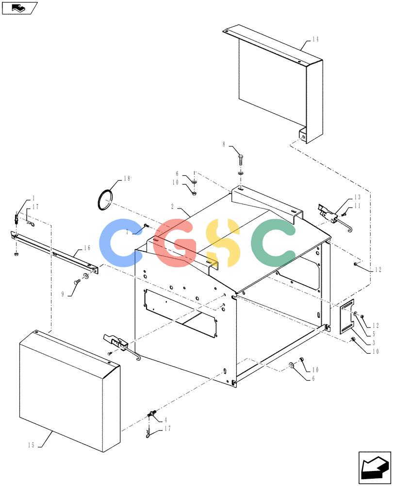凯斯零件查询(810) - FLEX-AIR APPLICATOR - 2012 (2/12-) (35.359.11) - VALVE BOX ASSEMBLY Case Agriculture