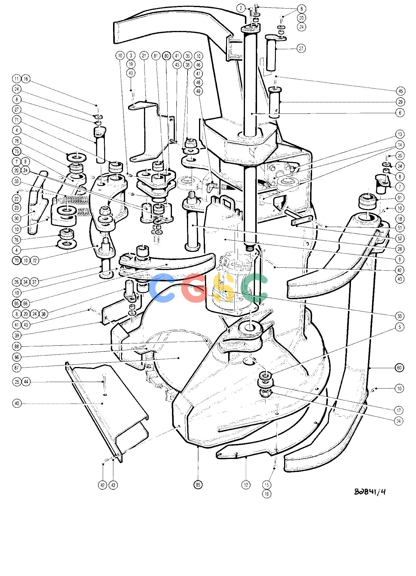 约翰迪尔零件查询TJ608 - ATTACHMENTS FELLING HEAD 18`` ( 601001 - ) 4534-011/10 [4534-011/10]EPC John Deere online