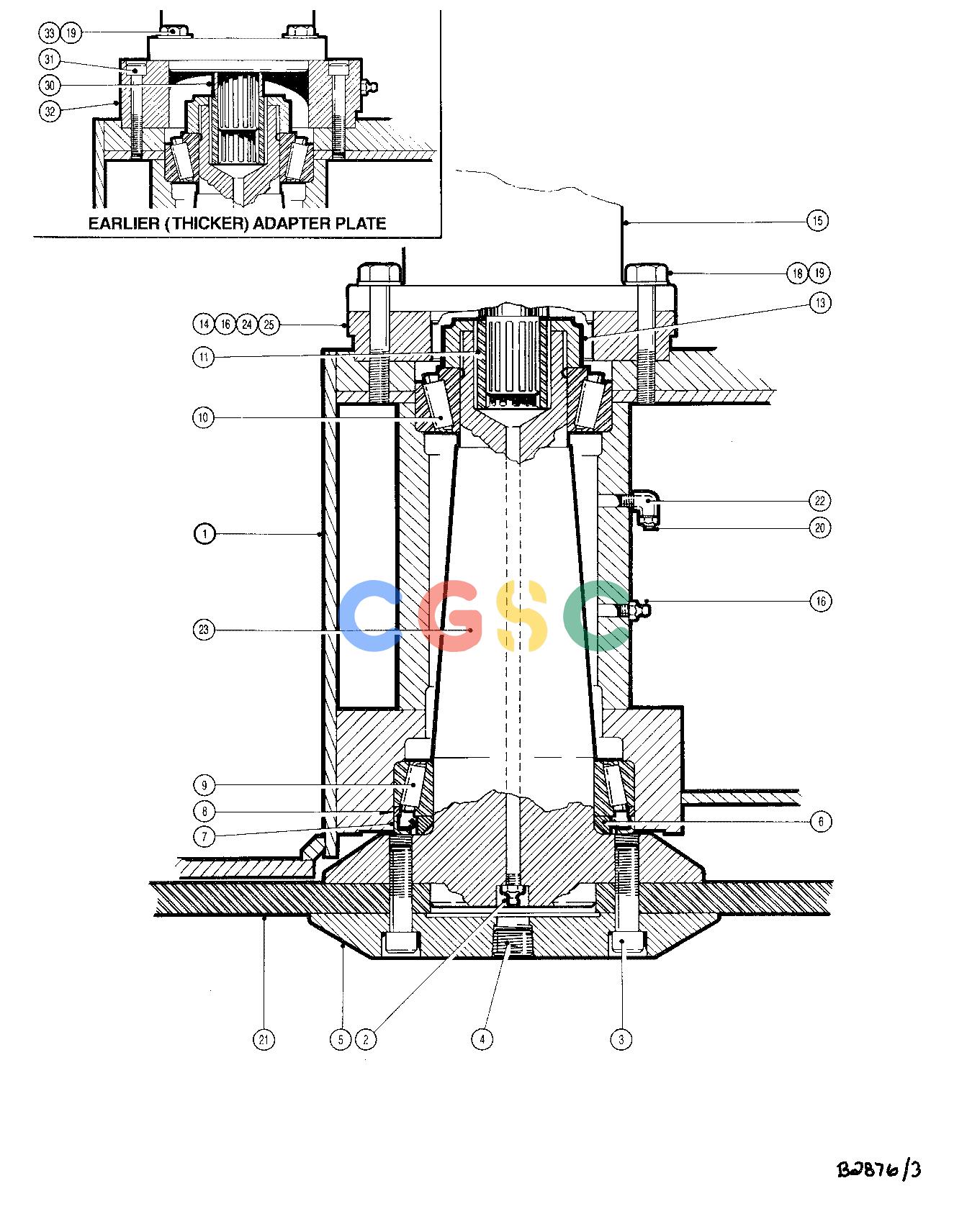 约翰迪尔零件查询TJ608 - ATTACHMENTS DISC SAW DRIVE 18`` HEAD ( 601001 - ) 4541-011/10 [4541-011/10]EPC John Deere online