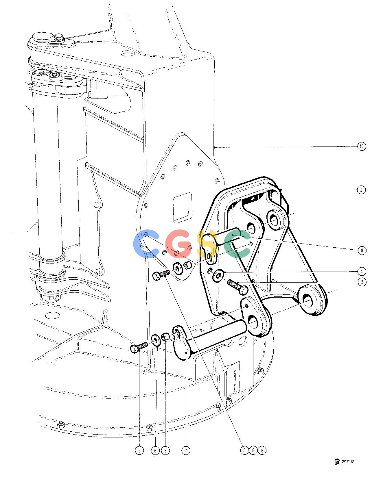 约翰迪尔零件查询TJ2500 - ATTACHMENTS BOOM ADAPTER NO WRIST 18`` HEAD ( 601001 - ) 4542-011/10 [4542-011/10]EPC John Deere online