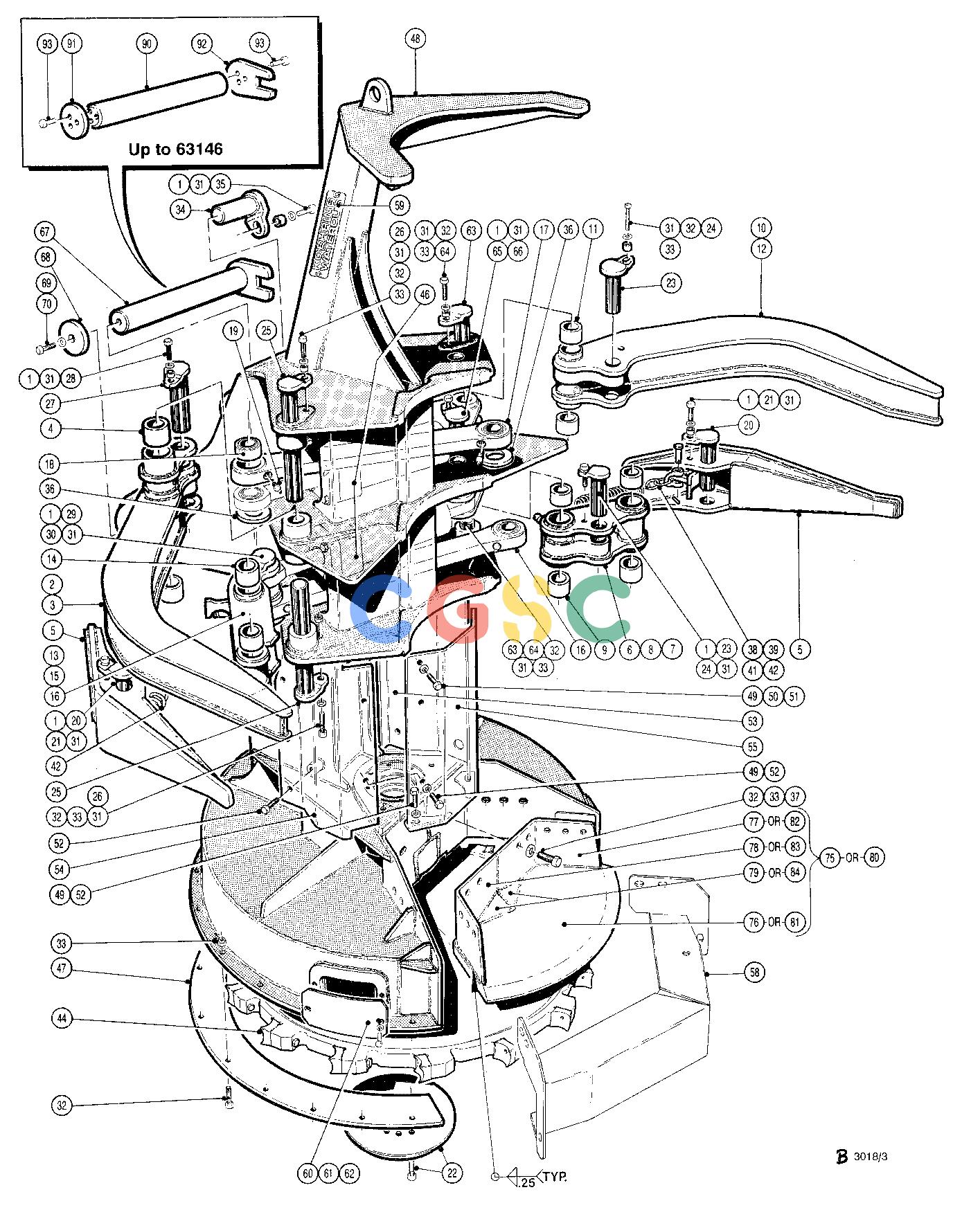 约翰迪尔零件查询TJ2628 - ATTACHMENTS FELLING HEAD 20`` USED WITHOUT WRIST ( 62001 - ) 4534-035/10 [4534-035/10]EPC John Deere online