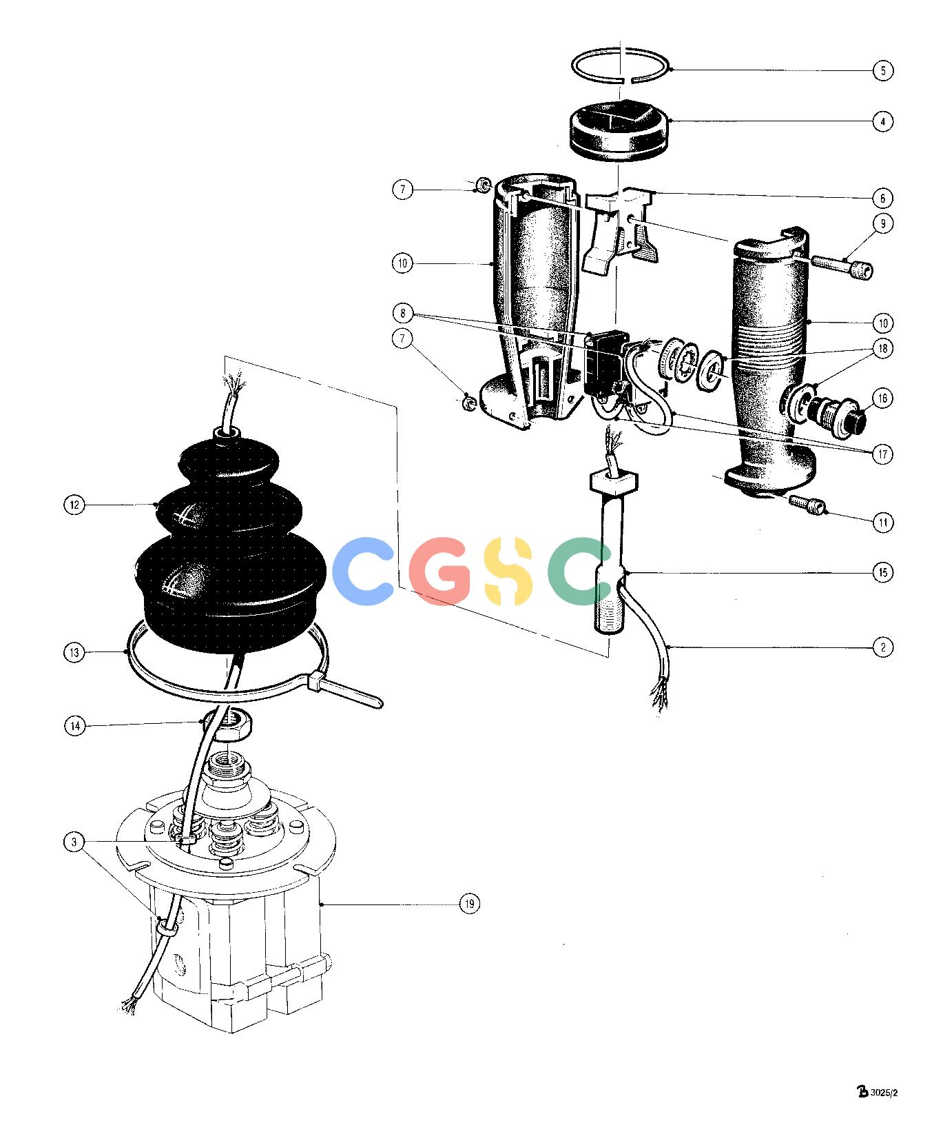 约翰迪尔零件查询LB2800 - ATTACHMENTS JOYSTICK HANDLE ( 62001 - ) 8271-013/10 [8271-013/10]EPC John Deere online