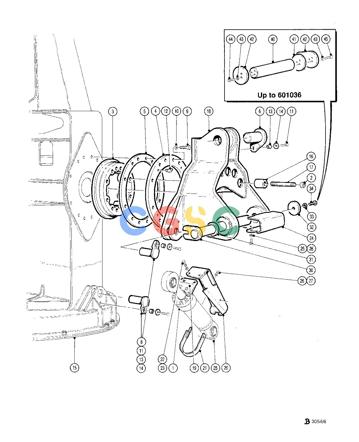 约翰迪尔零件查询TJ608 - ATTACHMENTS WRIST ASSEMBLY 18`` HEAD ( 601022 - ) 4542-023/10 [4542-023/10]EPC John Deere online