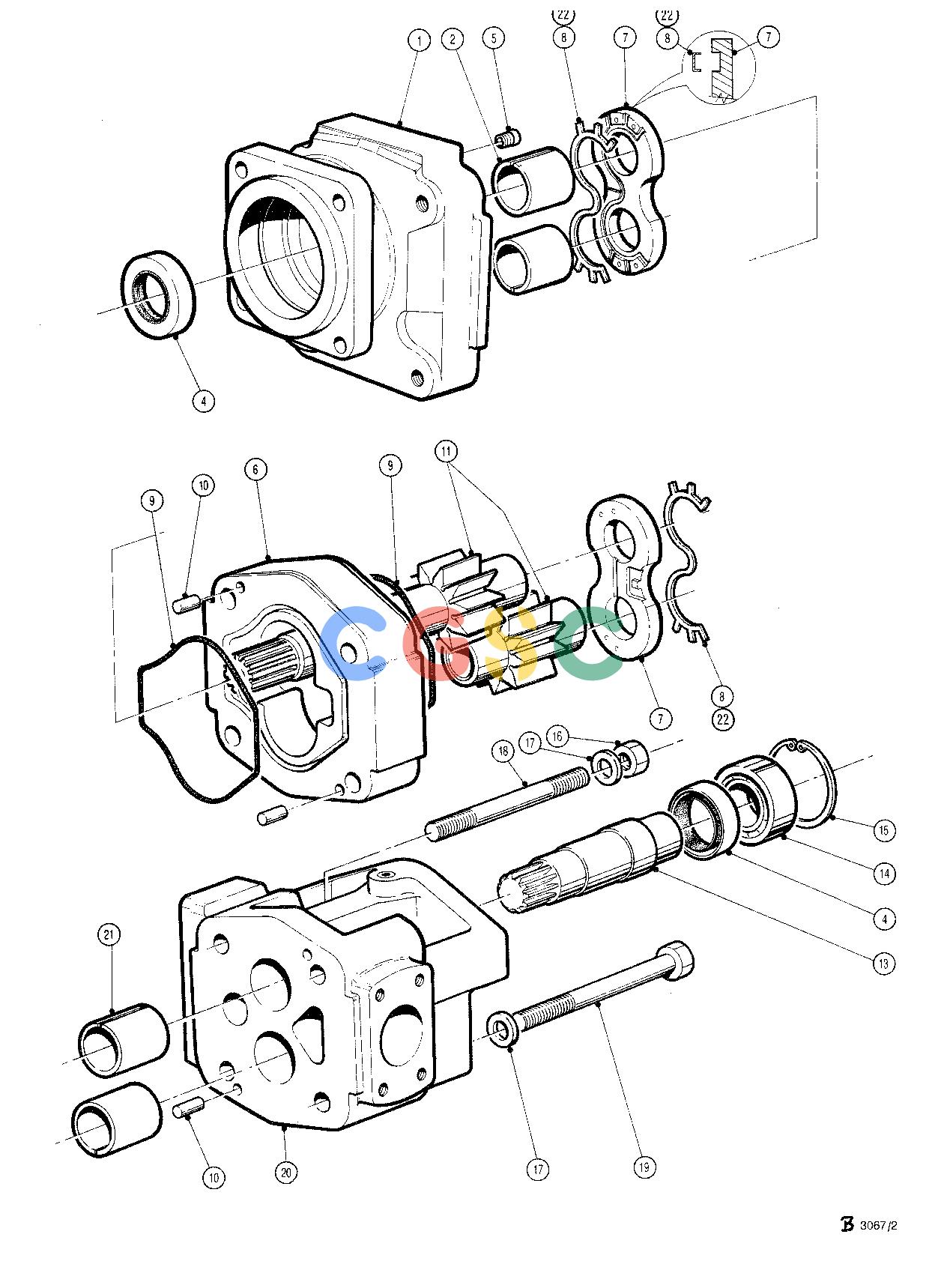 约翰迪尔零件查询T2500F - ATTACHMENTS PUMP 762B HEAD FIXED ( O012 - ) 2122-012/10 [2122-012/10]EPC John Deere online