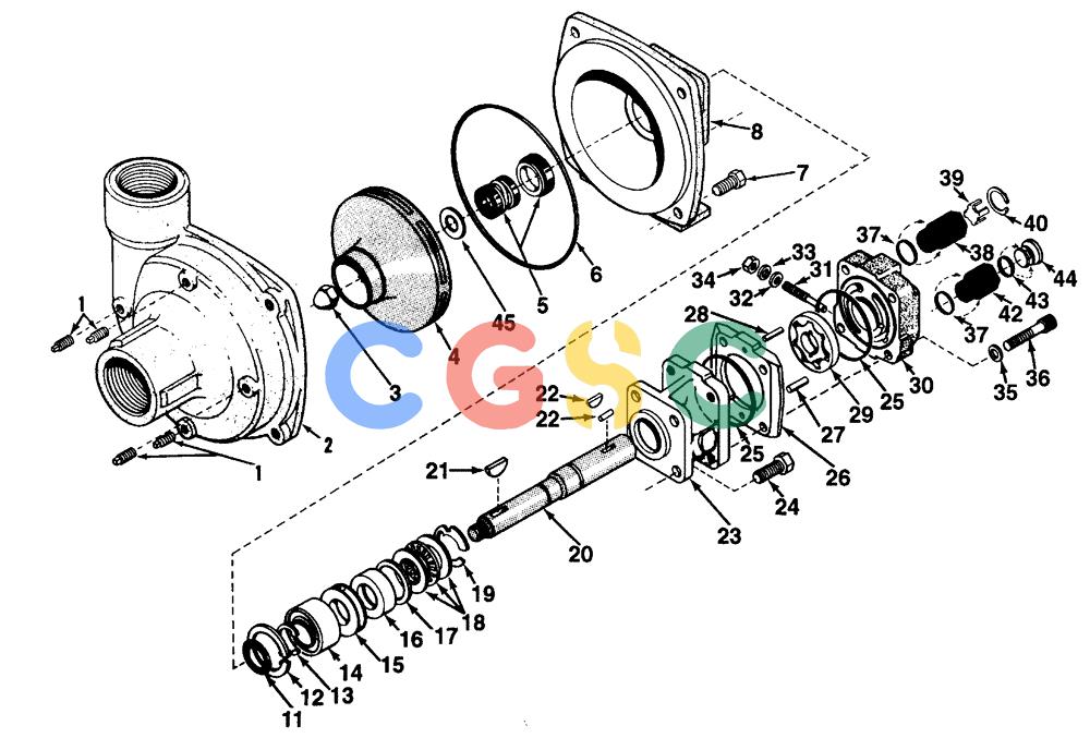 凯斯零件查询(438) - FLEX-AIR APPLICATOR - 1999 (2/99-3/03) (13-001) - PUMP-HYPRO 2" INLET, 9304C-HM1C Case Agriculture