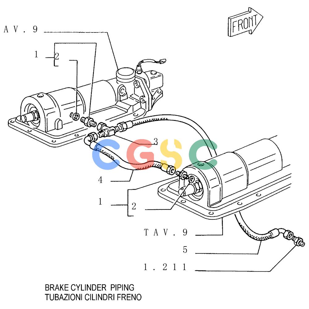 纽荷兰零件查询(FD145) - CRAWLER DOZER (N.A. VERSION) (10/98-) (1.277[11]) - REAR TRANSMISSION - BRAKES New Holland Constructuion