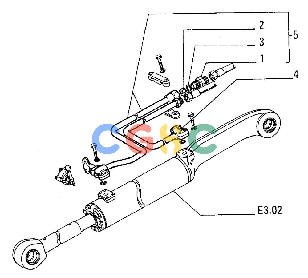 纽荷兰零件查询(FL5B) - CRAWLER LOADER (E3.02/3[002]) - HYDRAULIC SYSTEM New Holland Constructuion