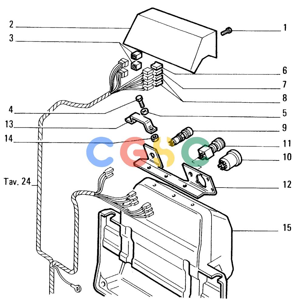 纽荷兰零件查询(FD14E) - CRAWLER DOZER (95.6410[023]) - WINTERIZATION-ELECTRICAL SYSTEM New Holland Constructuion