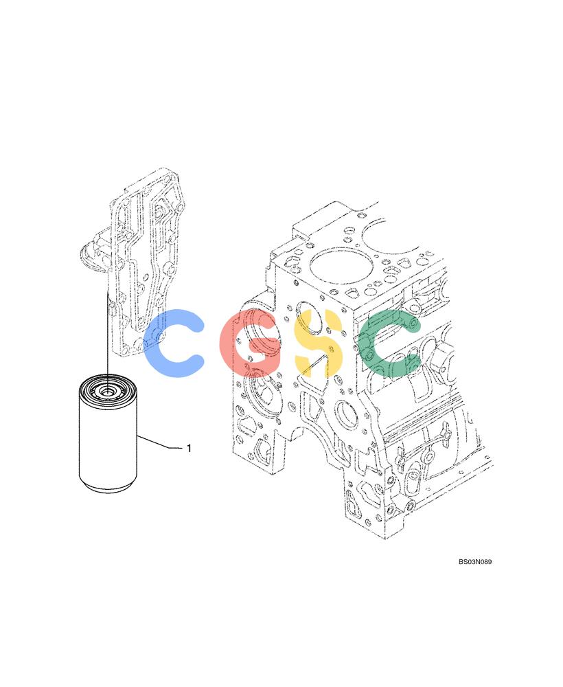 纽荷兰零件查询(D85B) - CRAWLER DOZER TIER 3 (3/08-) (02-11A) - OIL FILTER - ENGINE New Holland Constructuion