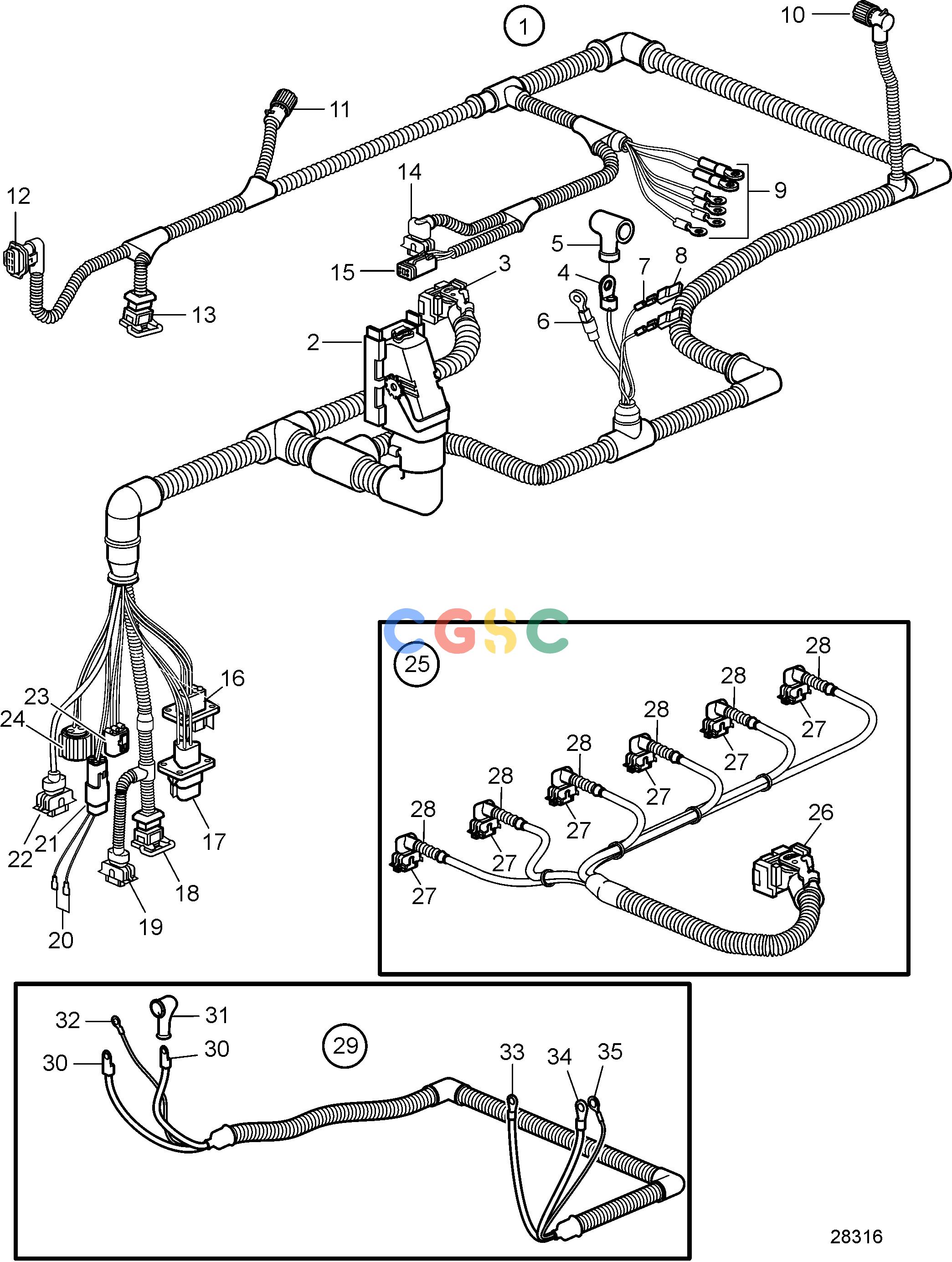 沃尔沃零件查询D6-280A-A; D6-280A-B; D6-280A-C; D6-280A-D; D6-280A-E; D6-280I-A; D6-280I-B; D6-280I-C; D6-280I-D; D6-280I-E; D6-310I-A; D6-310A-A; D6-310A-Electrical SystemElectrical System, SN-2006022154EPC Volvo Penta Parts catalog