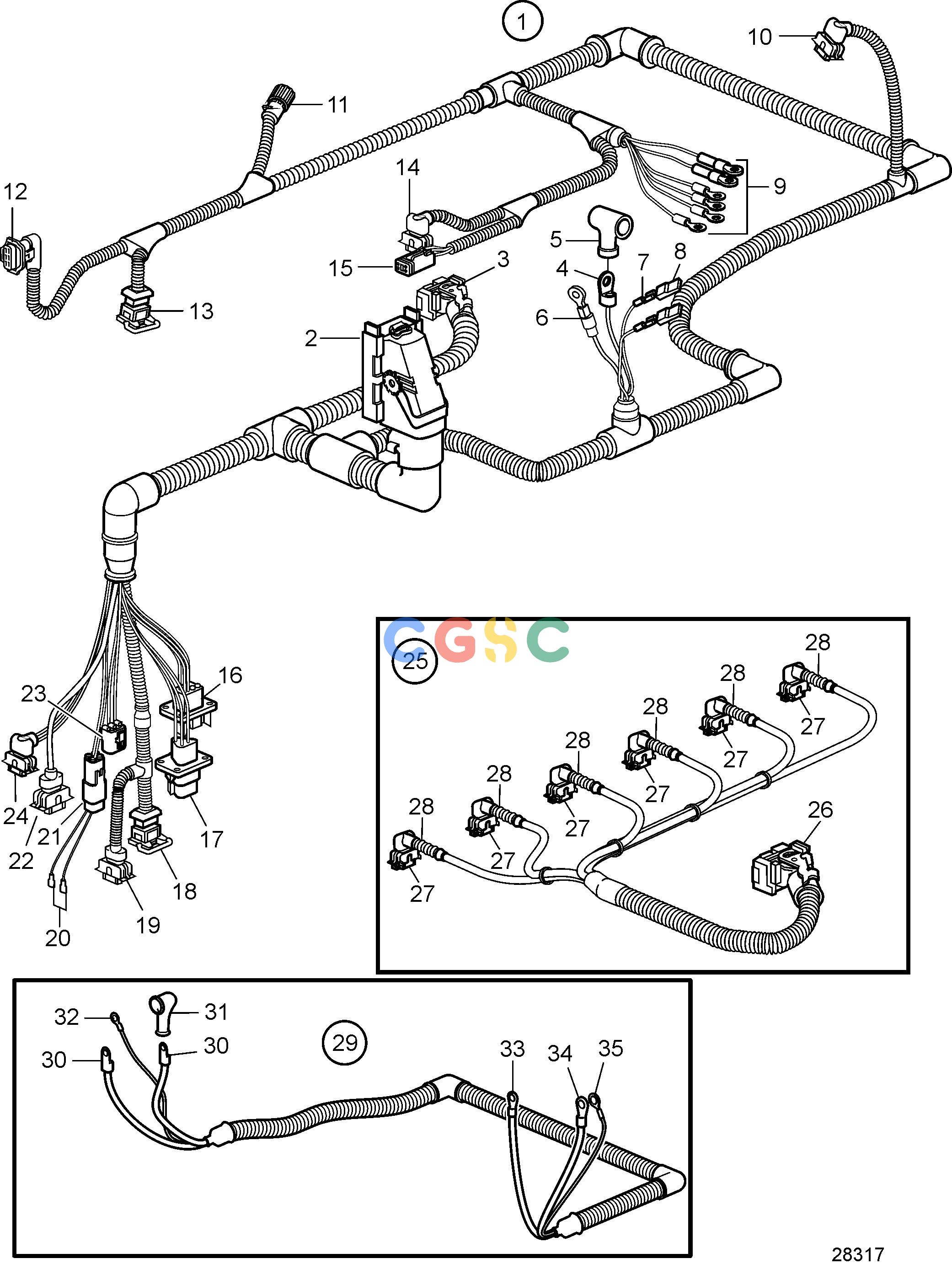 沃尔沃零件查询D6-280A-A; D6-280A-B; D6-280A-C; D6-280A-D; D6-280A-E; D6-280I-A; D6-280I-B; D6-280I-C; D6-280I-D; D6-280I-E; D6-310I-A; D6-310A-A; D6-310A-Electrical SystemElectrical System, SN2006022155-EPC Volvo Penta Parts catalog