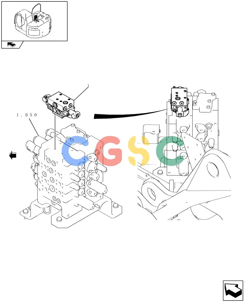 纽荷兰零件查询(E235BSR) - CRAWLER EXCAVATOR (5/07-) (1.054[08]) - VALVE INSTAL - EXTRA New Holland Constructuion