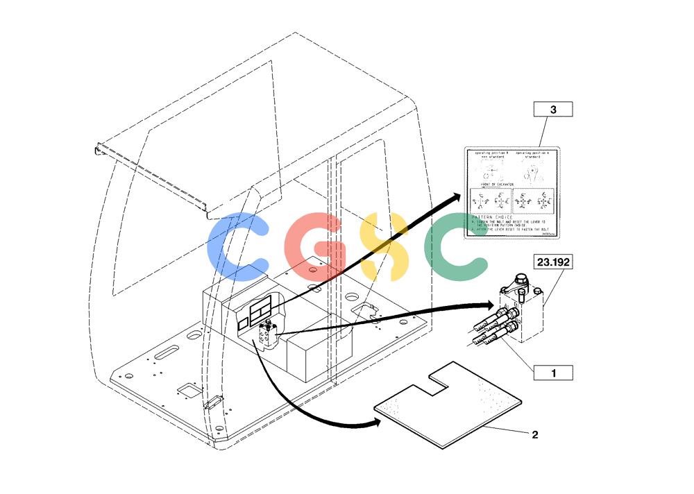 纽荷兰零件查询(EC240) - CRAWLER EXCAVATOR (5/00-) (20.630[001]) - HYDRAULIC SYSTEM SERVO CONTROL -JOHN DEERE (S/N 724035-UP) New Holland Constructuion