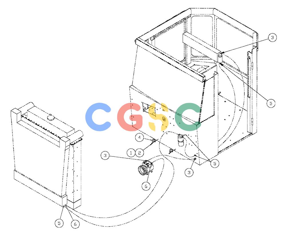 凯斯零件查询(FLX3330B) - FLOATER (12/99-9/02) (01-012) - A/C COMPONENTS Case Agriculture