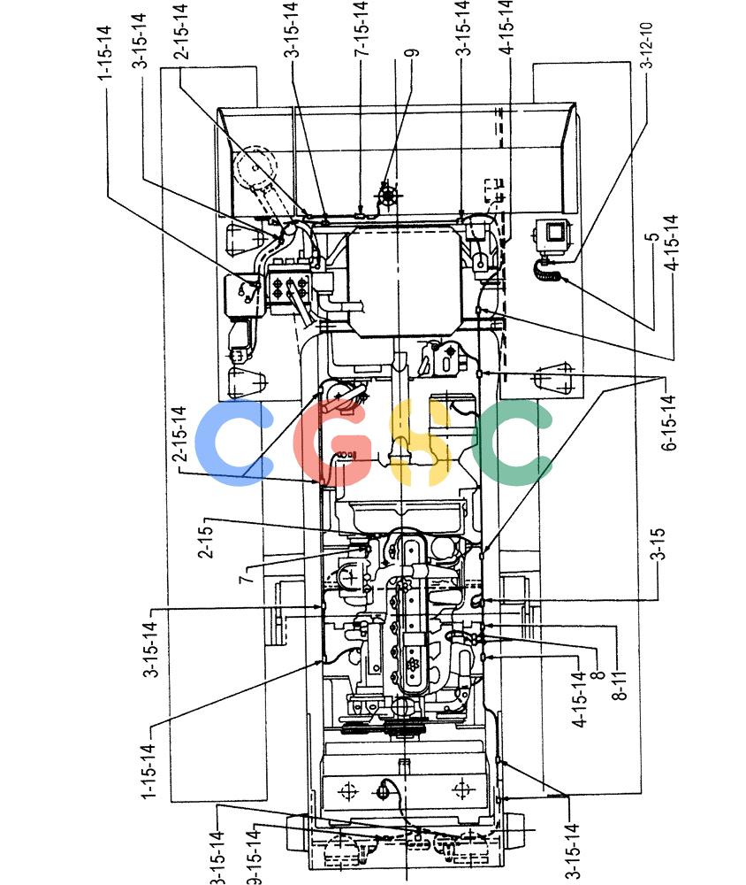 纽荷兰零件查询(FD255) - CRAWLER DOZER (N.A. VERSION) (7/95-) (6.711[02]) - ELECTRICAL SYSTEM - ELECTRIC WIRING New Holland Constructuion