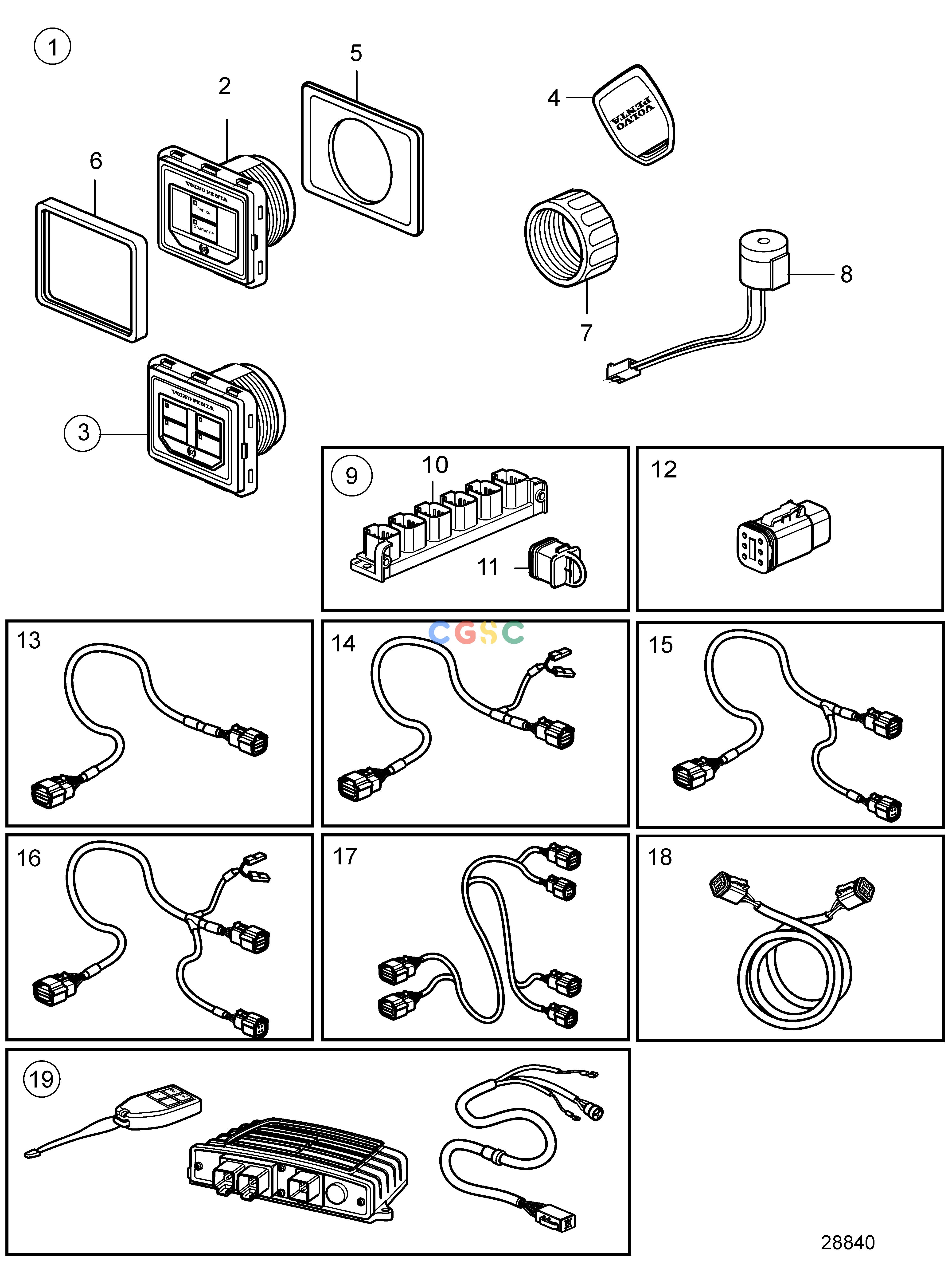 沃尔沃零件查询D6-300A-F; D6-300D-F; D6-300I-F; D6-330A-F; D6-330D-F; D6-330I-F; D6-370A-F; D6-370D-F; D6-370I-F; D6-400A-F; D6-435D-F; D6-435I-F; D6-435I-Electrical Systeme-Key, EVC-E3EPC Volvo Penta Parts catalog