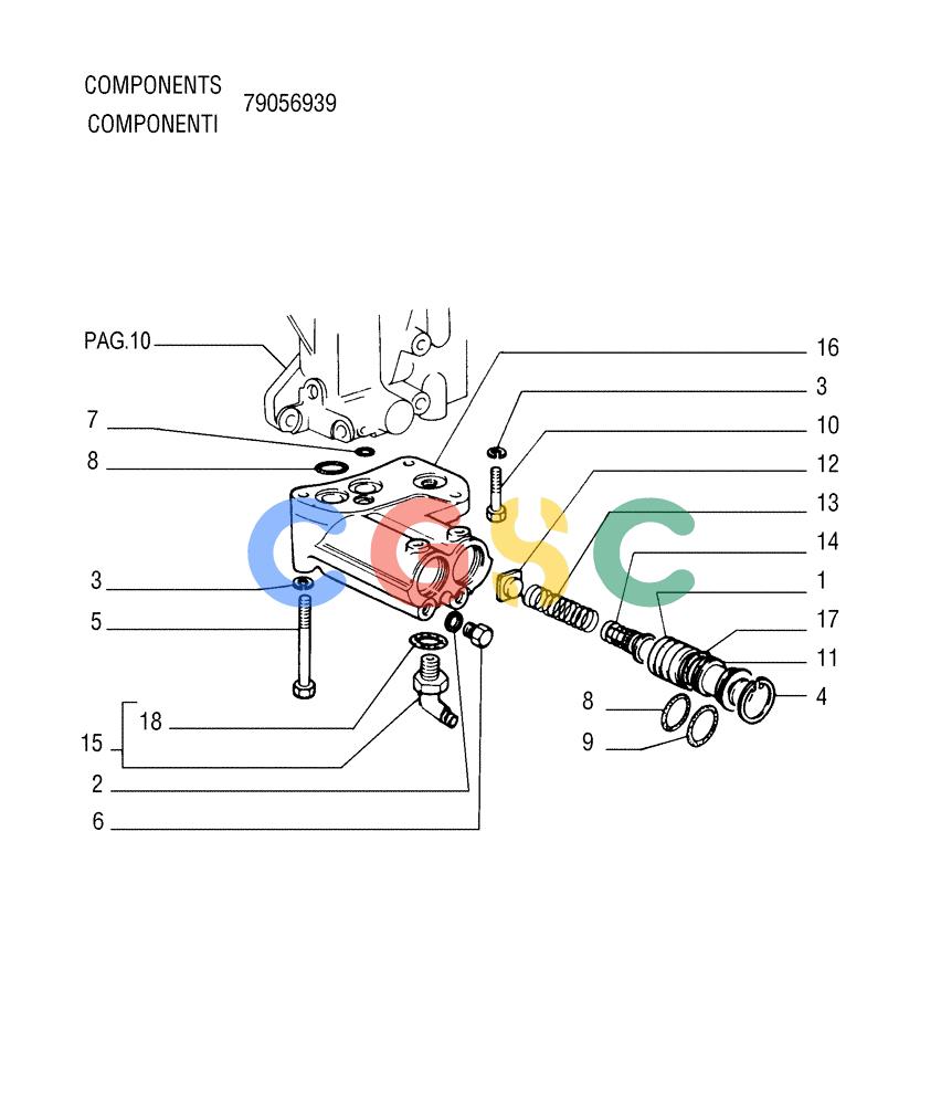 纽荷兰零件查询(FL175) - CRAWLER LOADER (N.A. VERSION) (6/92-) (1.211[12]) - TRANSMISSION - CONTROL VALVE New Holland Constructuion