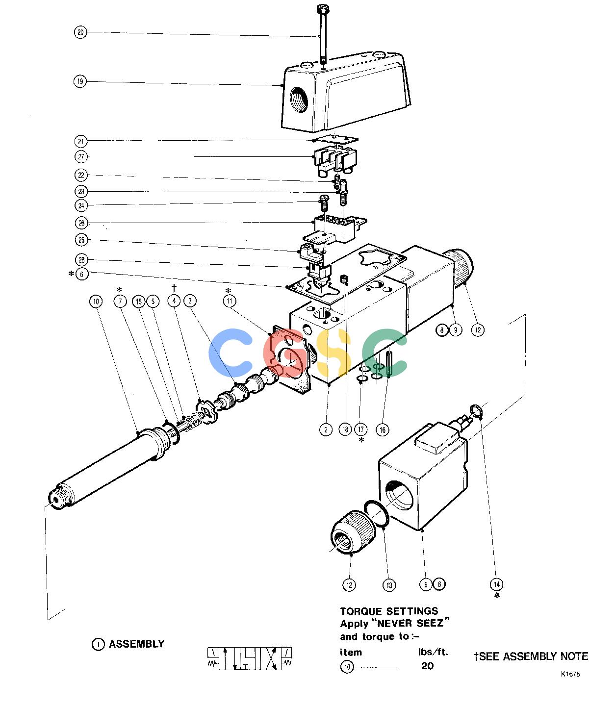 约翰迪尔零件查询CAT227 - ATTACHMENTS VALVE SOLENOID 22`` HEAD ( 12751 - ) 2458-018/10 [2458-018/10]EPC John Deere online