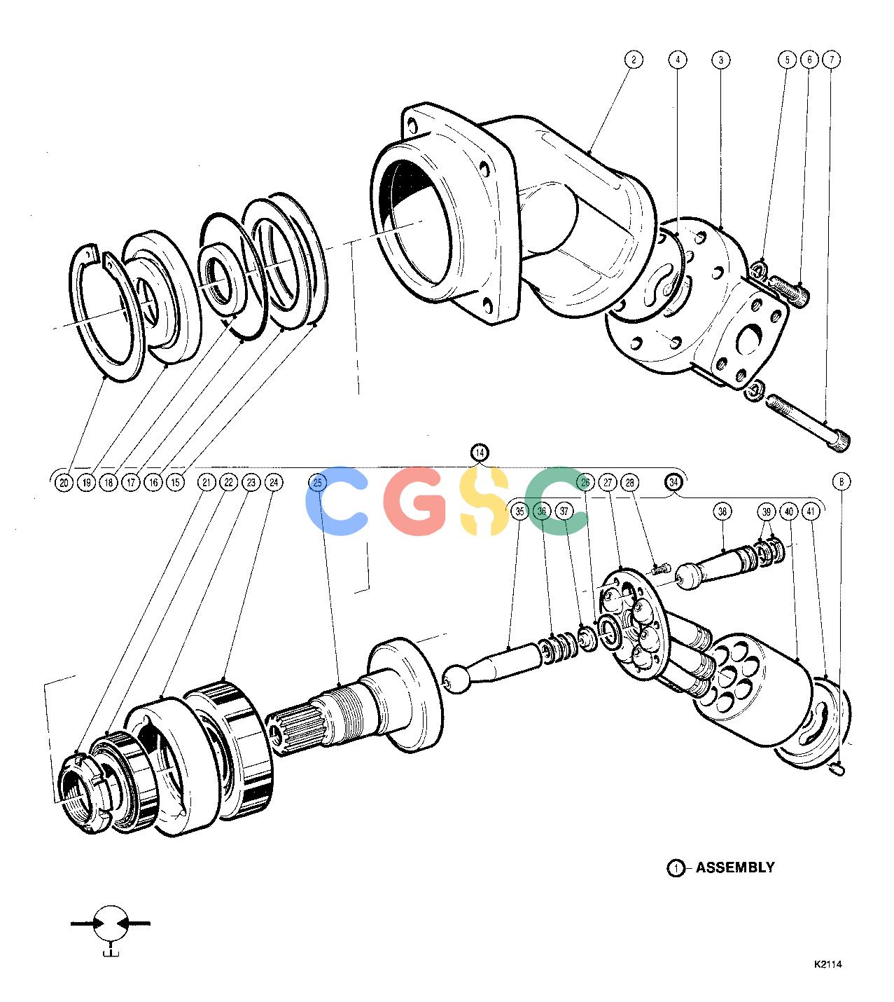 约翰迪尔零件查询CAT227 - ATTACHMENTS MOTOR DISC SAW 22`` HEAD ( 12751 - ) 2250-032/10 [2250-032/10]EPC John Deere online