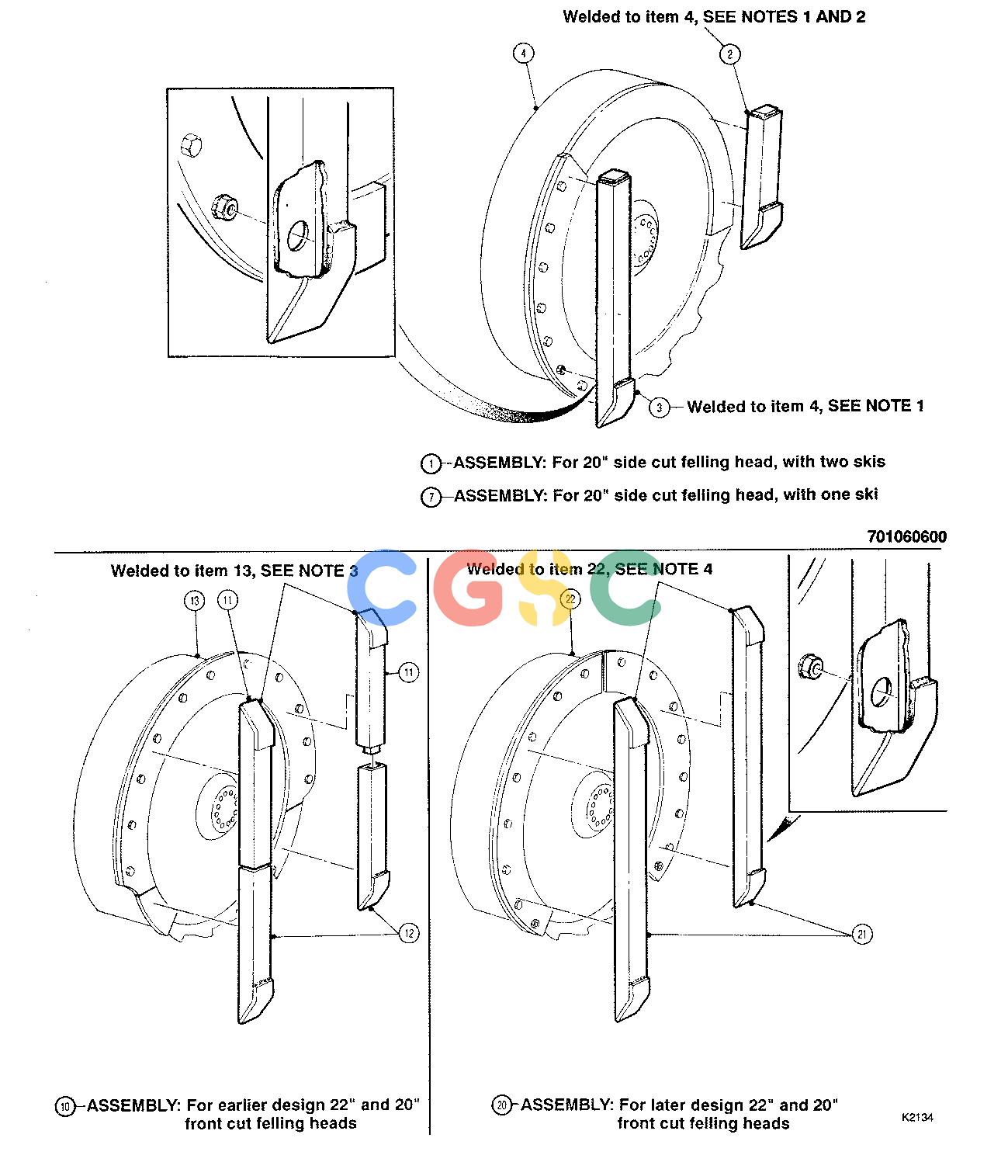 约翰迪尔零件查询TJ628 - ATTACHMENTS SKI ASSEMBLY 22`` HEAD ( 12751 - ) 4543-013/10 [4543-013/10]EPC John Deere online