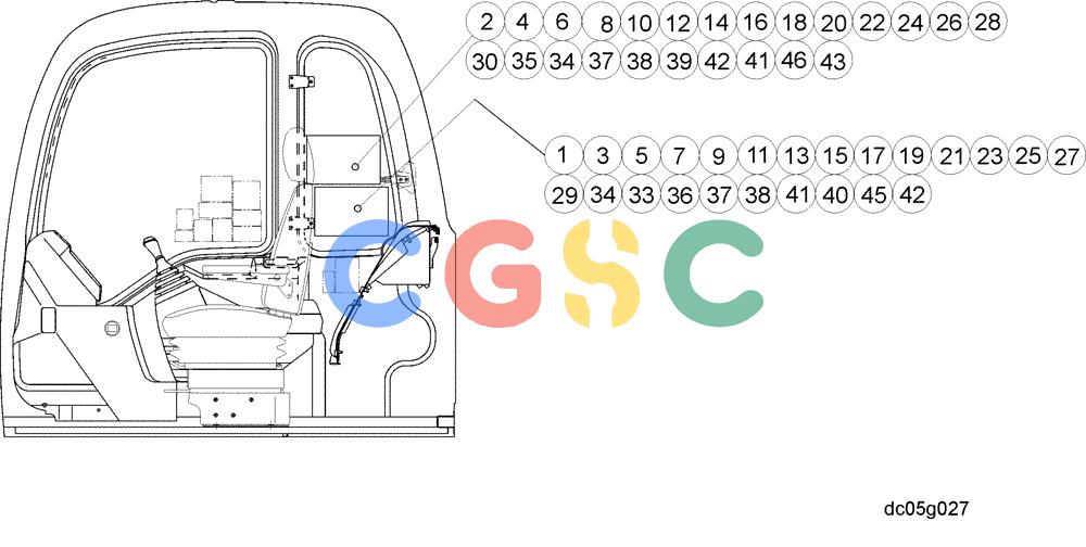 纽荷兰零件查询(EH215) - CRAWLER EXCAVATOR (9/03-) (09 -85[00]) - NAME PLATE INSTAL (LIFT CHART) New Holland Constructuion